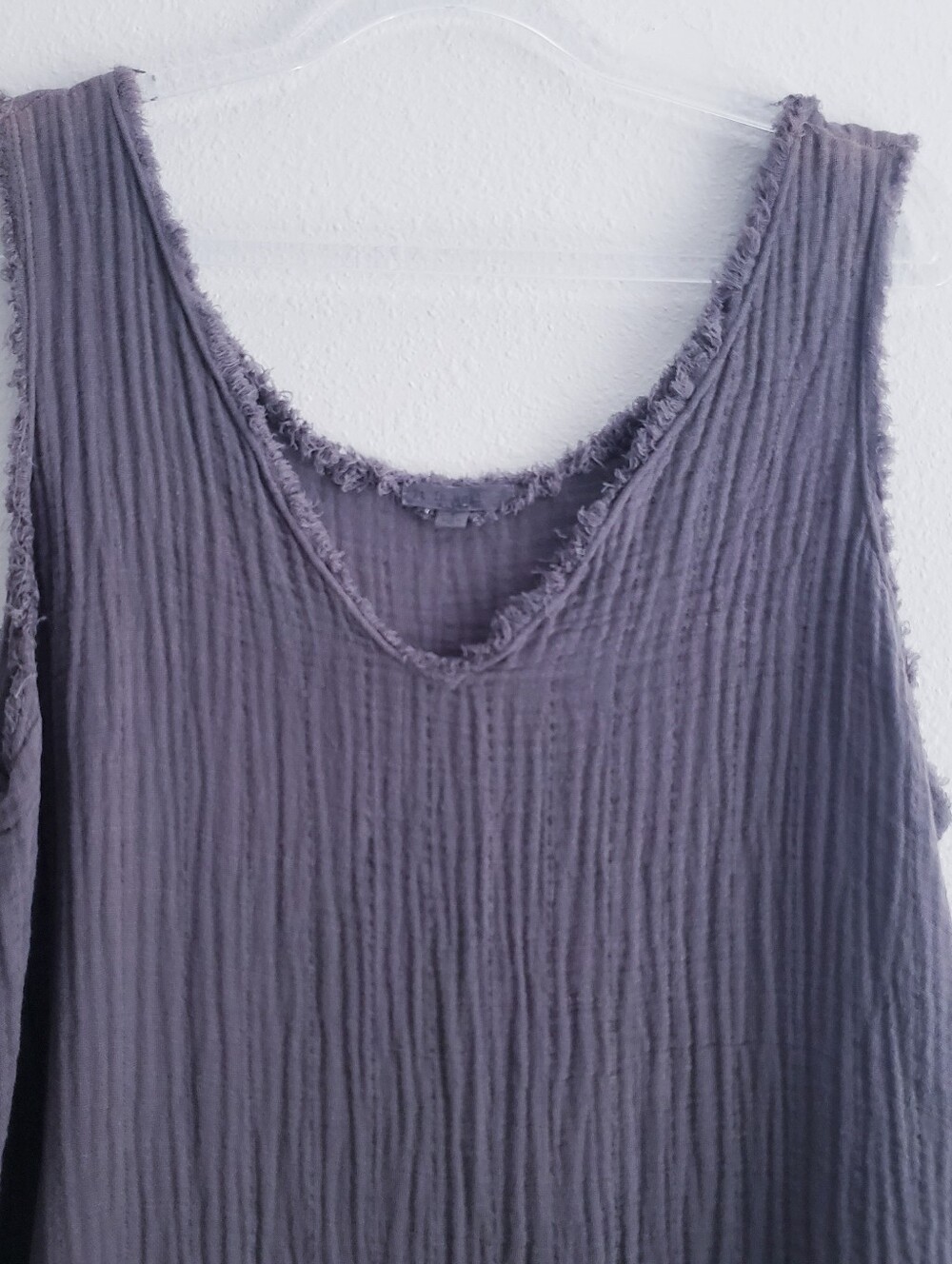 It Is Well Waffle Knit Sleeveless V-Neckline Mini Bohemian Dress - Picture 3 of 9